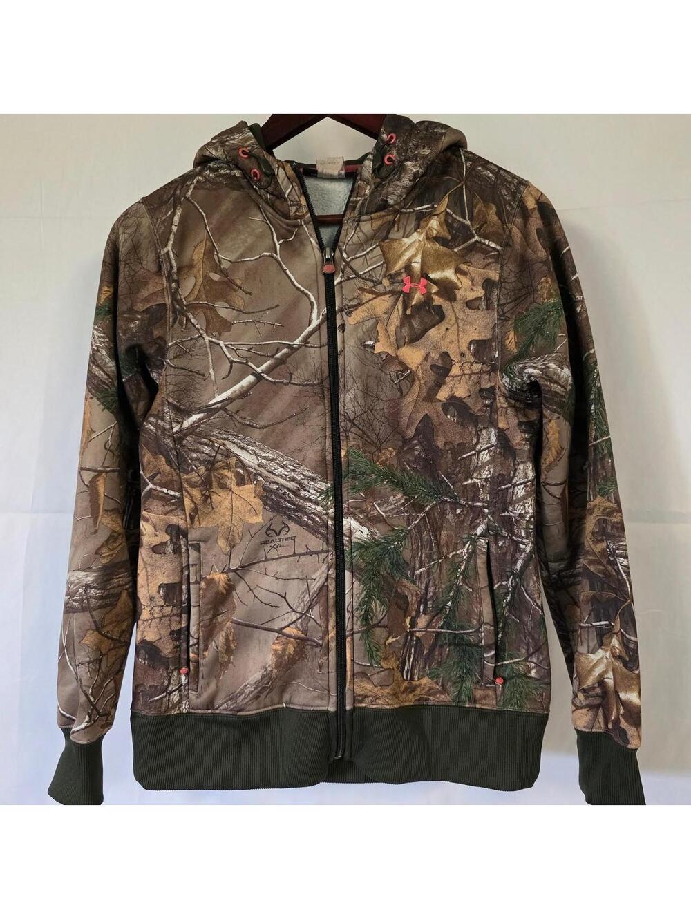 Under Armour Realtree camo zip up hoodie #realtree #outdoor #pink